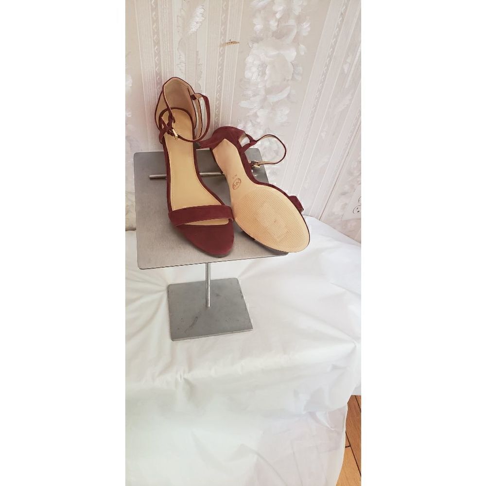 Michael Kors Red Ankle Strap Sandals